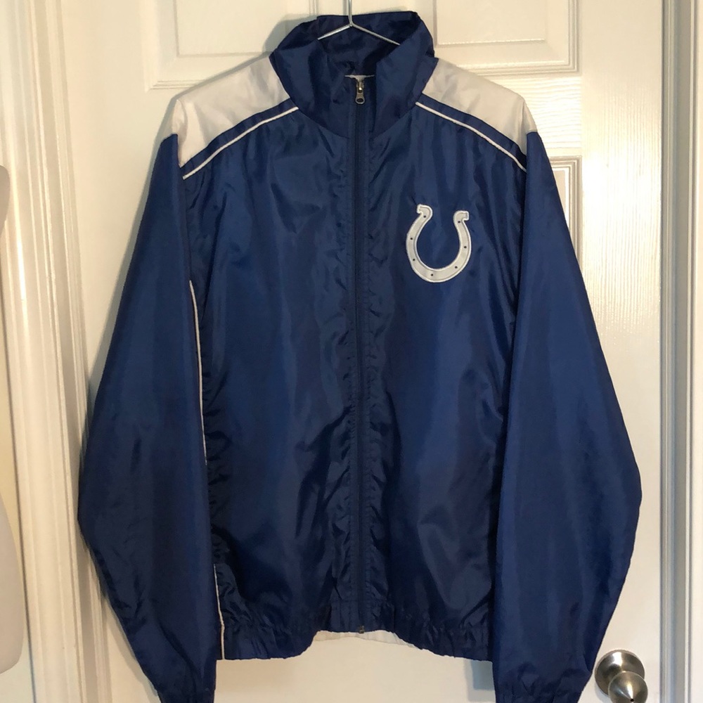 NFL Indianapolis Colts Windbreaker Zip-Up …